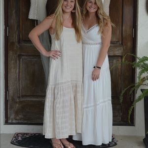 Lulus white maxi dress